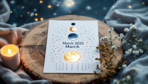 découvrez le calendrier lunaire de mars 2025 : phases de la lune, événements astronomiques et conseils pour profiter pleinement des nuits étoilées. préparez-vous à observer la beauté de la lune tout au long de ce mois captivant.